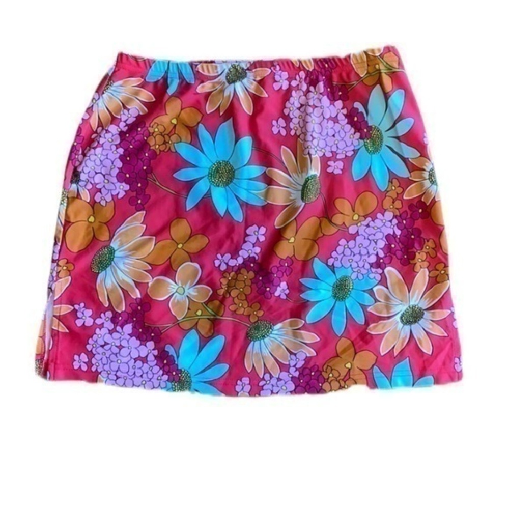 Old Navy floral skirt, medium, mini, summer colors